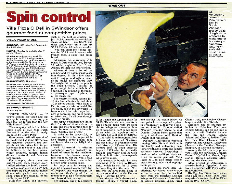 Spin Control Article from Time Out